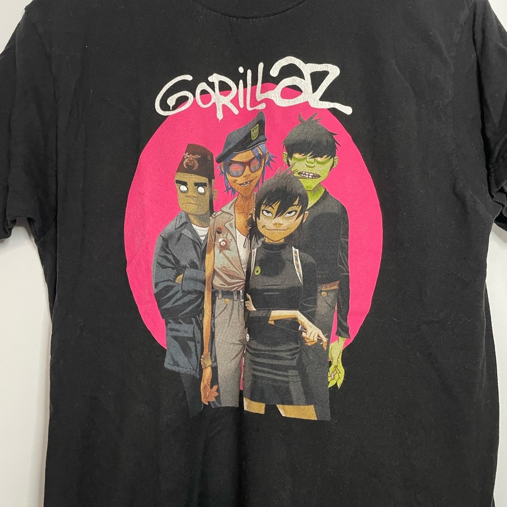 Tultex black Gorillaz graphic band tee sz M - Picture 2 of 8